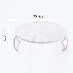 Steamer Rack Lightweight Microwave Tray PP Material Cooking  Useful Foldable Design Steam Shelf