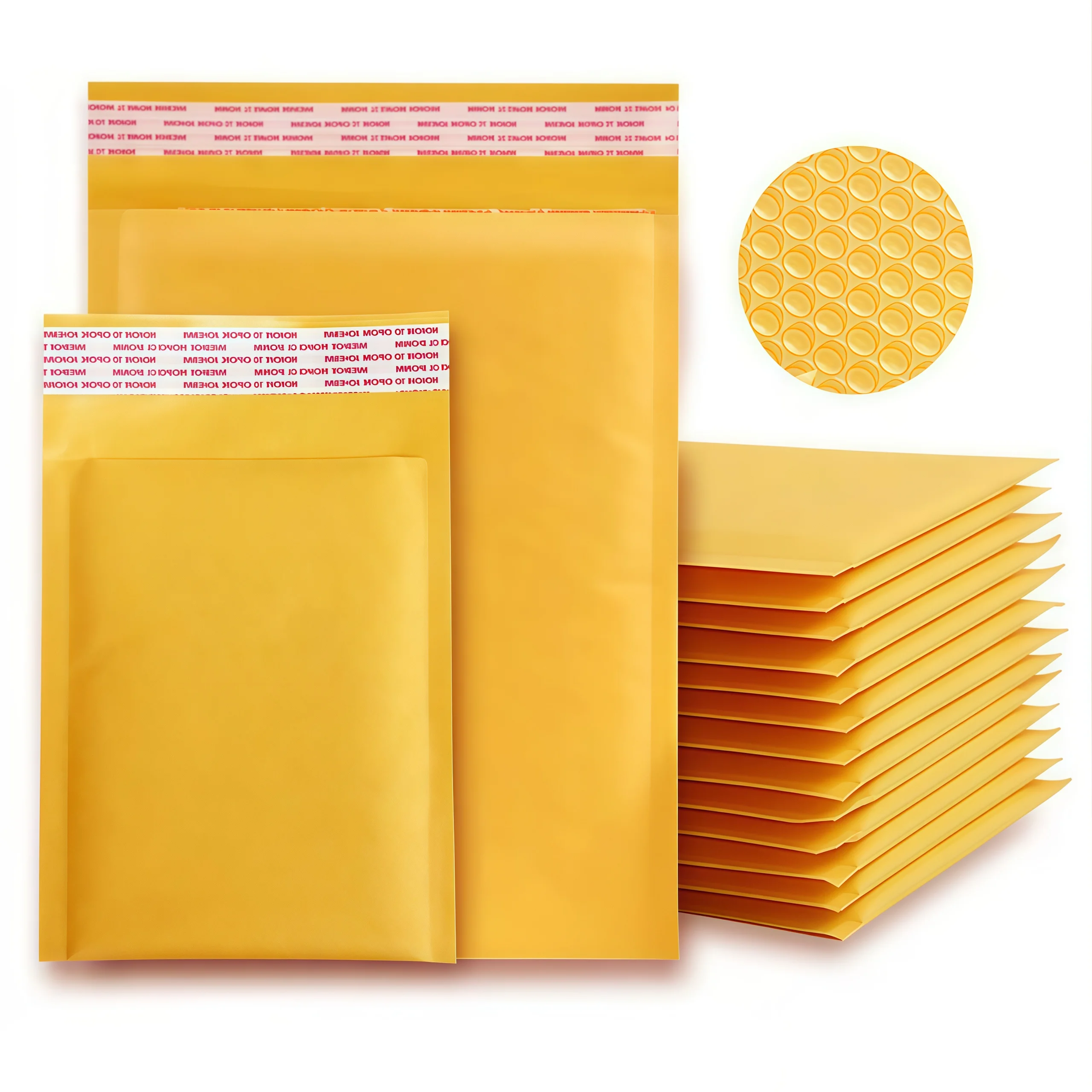 250PCS 6x9 Inch #0 Kraft Bubble Mailers, Kraft Padded Envelopes, Self Seal Cushioned Shipping Bags for Small Business, Jewelry, Cosmetics, Gifts and Packaging Supplies