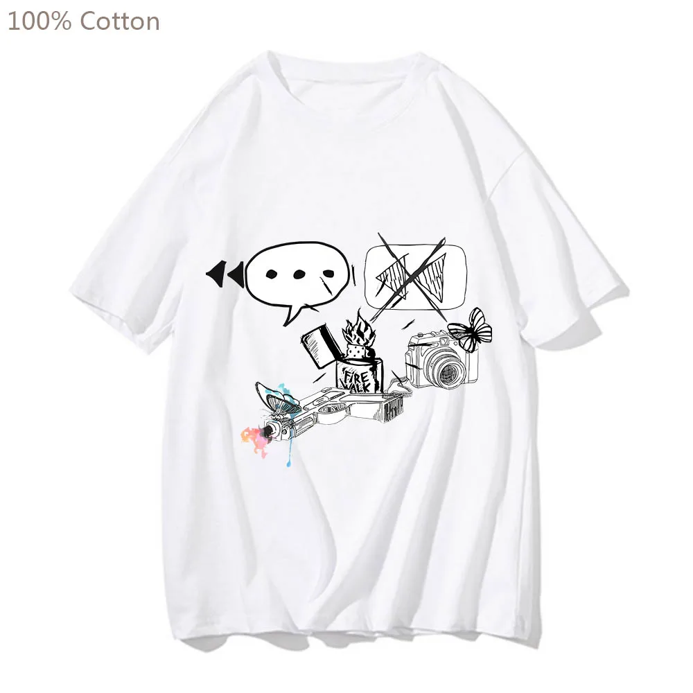 Life Is Strange Gothic Anime Short Sleeve Manga T-shirts Cute Cartoon Tshirt 100% Cotton Men/women Tee-shirt Funko Pop T Shirt