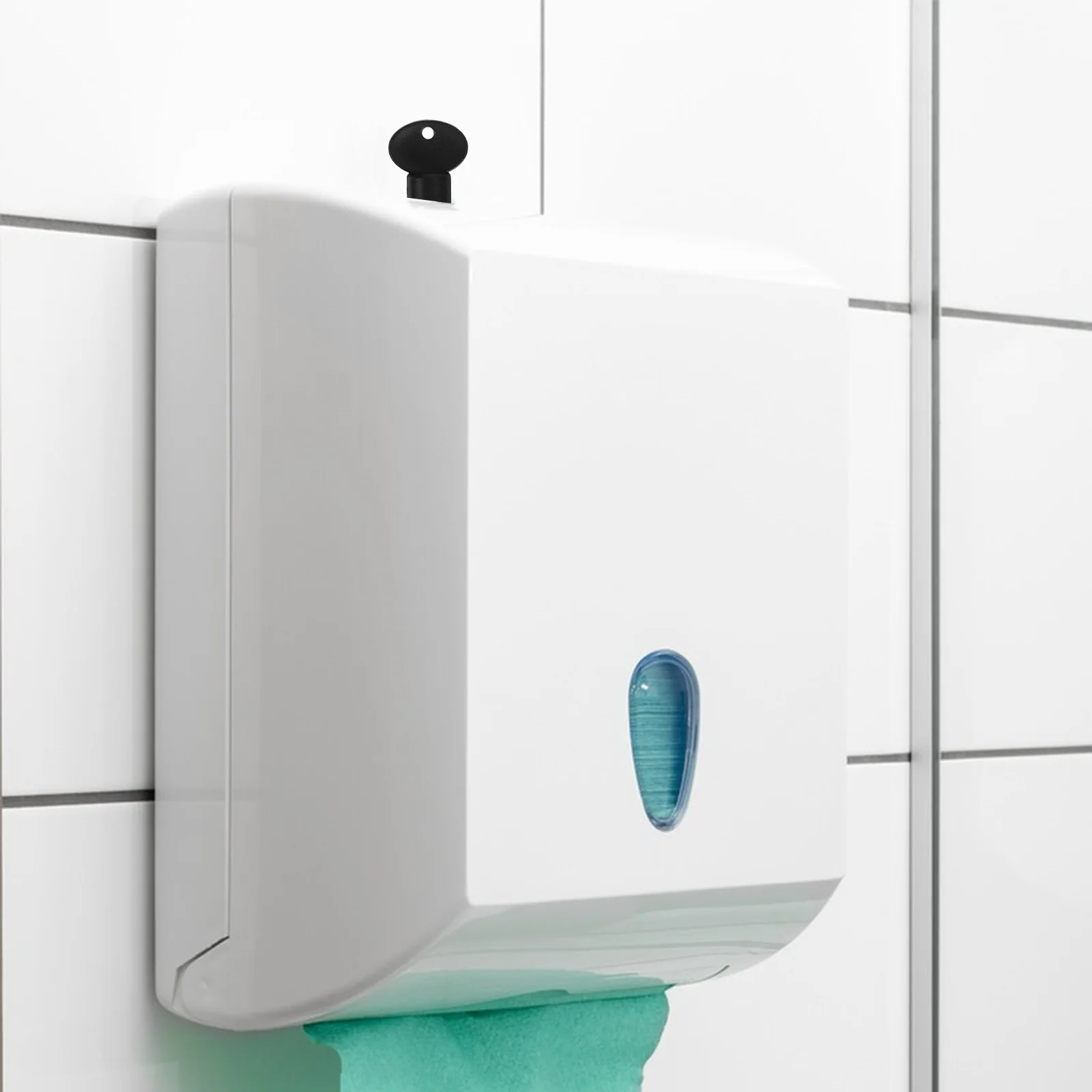 

2pcs Paper Towel Dispenser Key for Tissue Box Lock Plastic Replacement Keys Suitable for Commercial Toilet Roll Dispenser