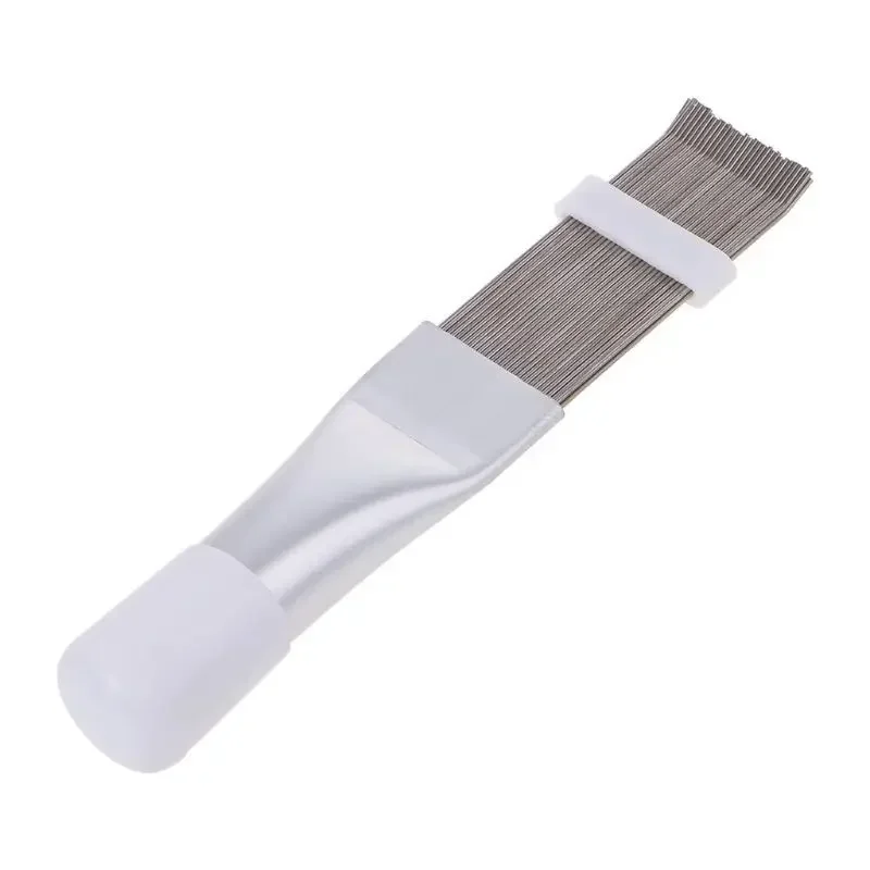 Air Conditioner Condenser Fin Cleaning Brush Coil Condenser Brush AC Fin Comb Stainless Steel Air Refrigerator Fin Brush