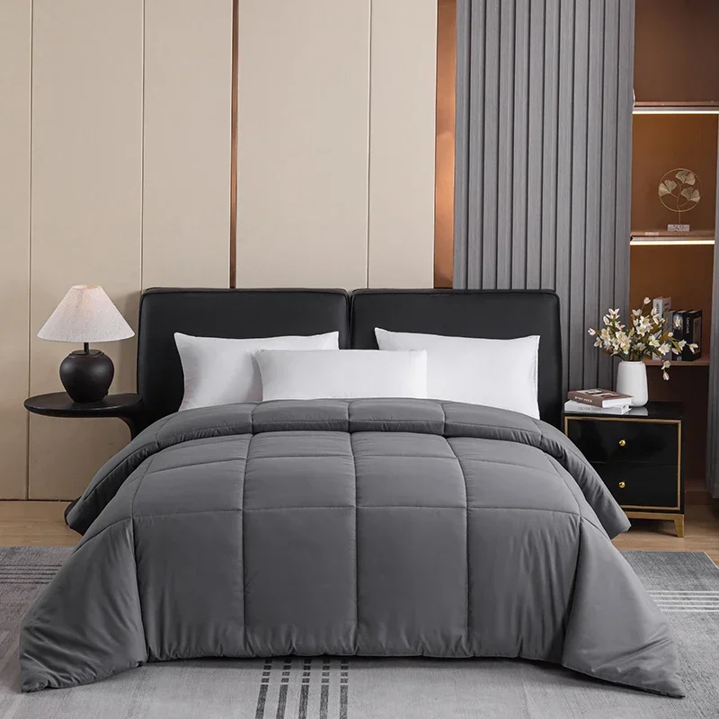 

1pc solid color quilt core, thickened warm cover (excluding pillowcase and pillow core)