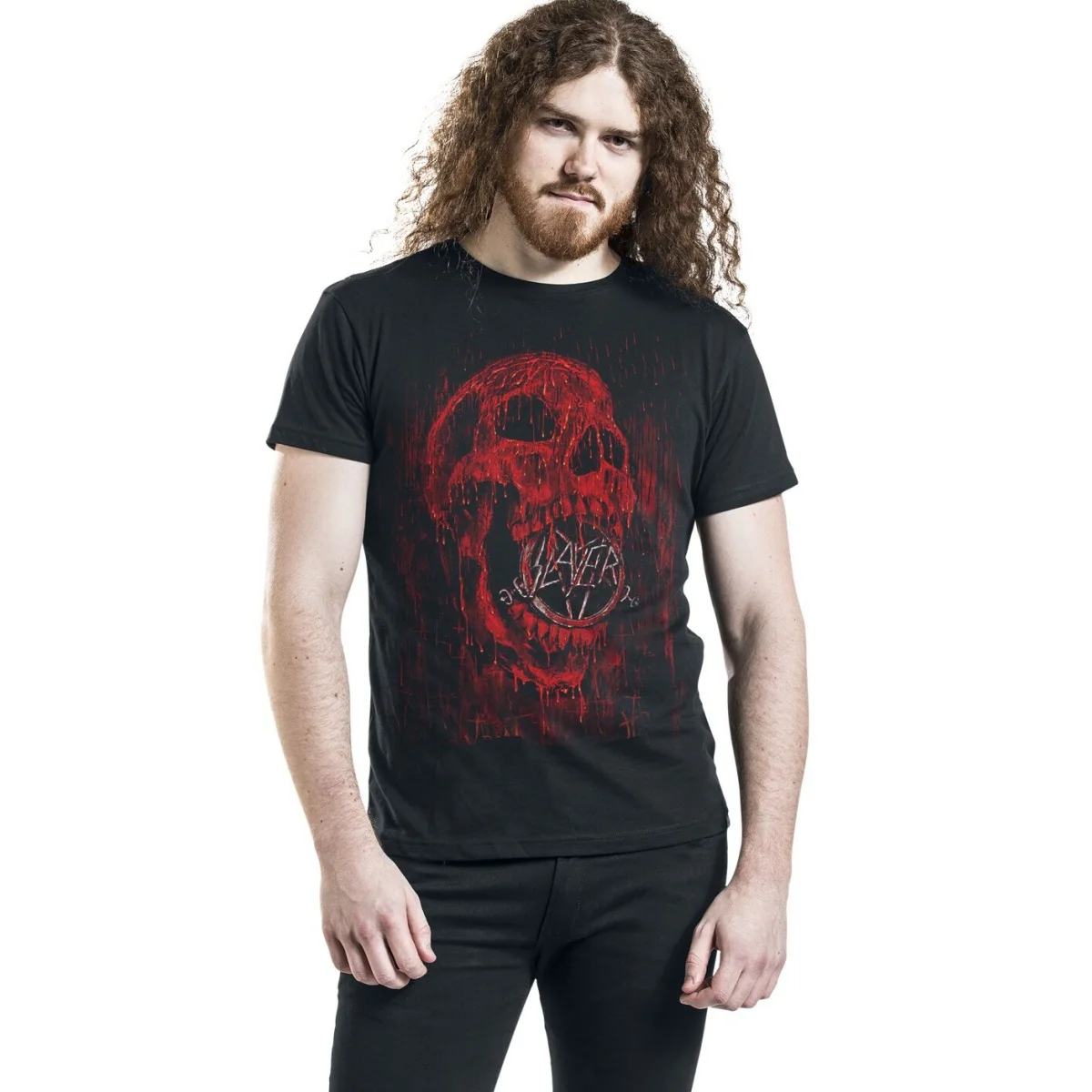 Slayer Band Print T-shirt Thrash Metal Graphic Tee Soft Cotton Unisex Men Women Casual Crew Neck Short Sleeve Rock Music Tops