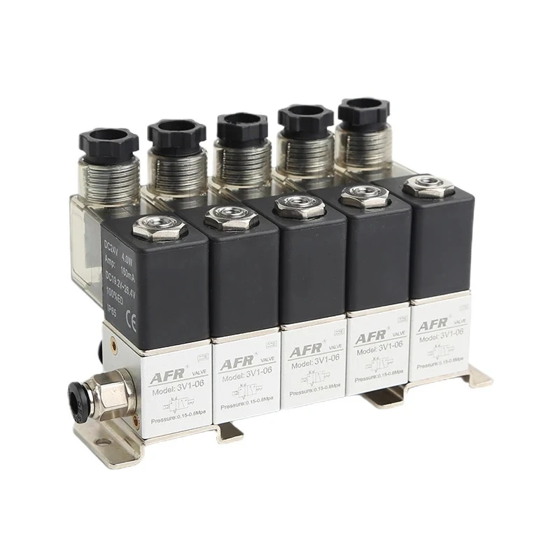 3V1-06 2/3 Normally Closed Pneumatic Solenoid Valve Combination Positive and Negative Pressure Universal Control Suction Cup