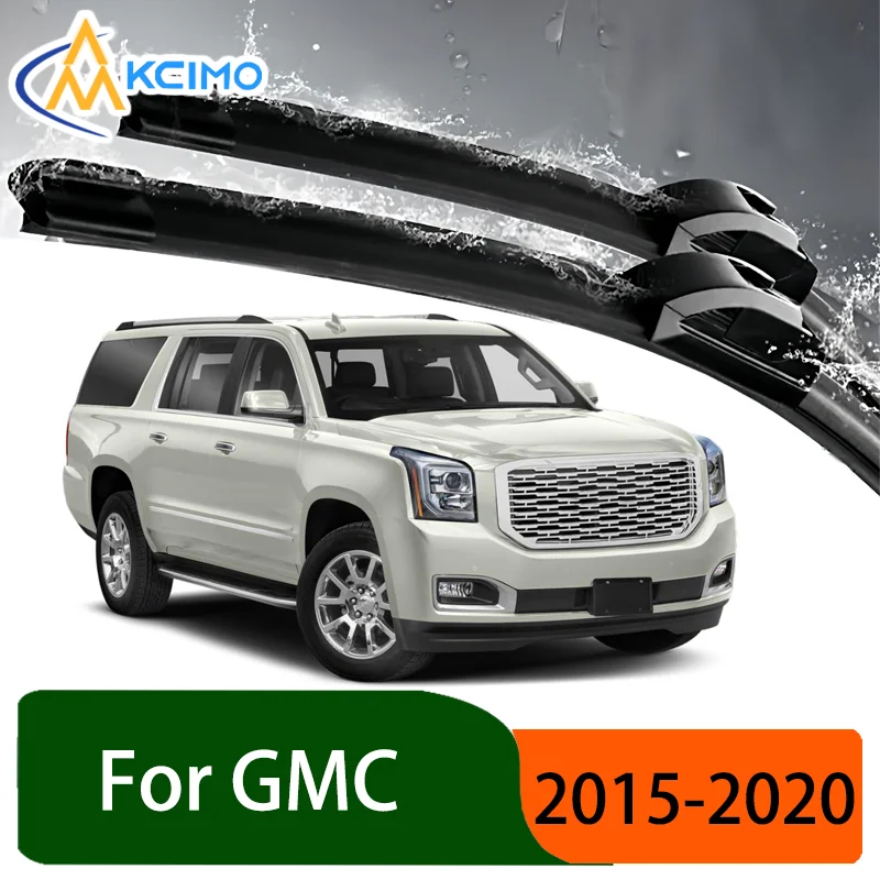 

Silent Black Front Rear Wiper Blades Set for GMC Yukon XL 2015–2020 2016 Auto Windscreen Windshield Window Wiper Accessories