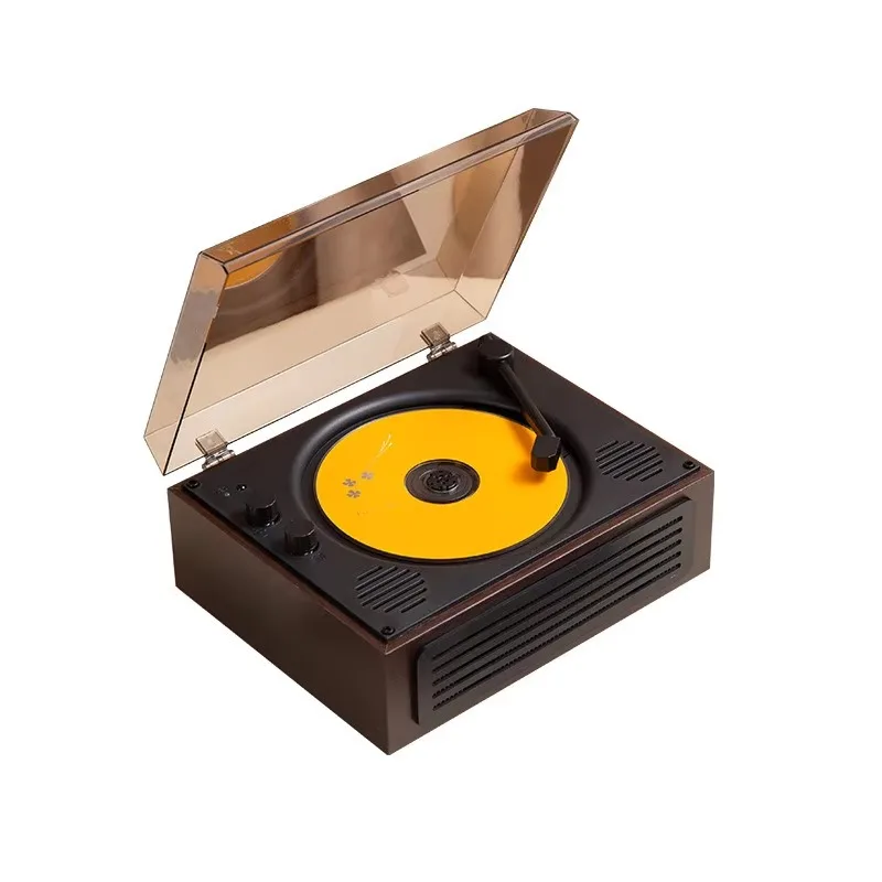 

Retro Mini Portable Flash Player Wireless Speaker Integrated CD