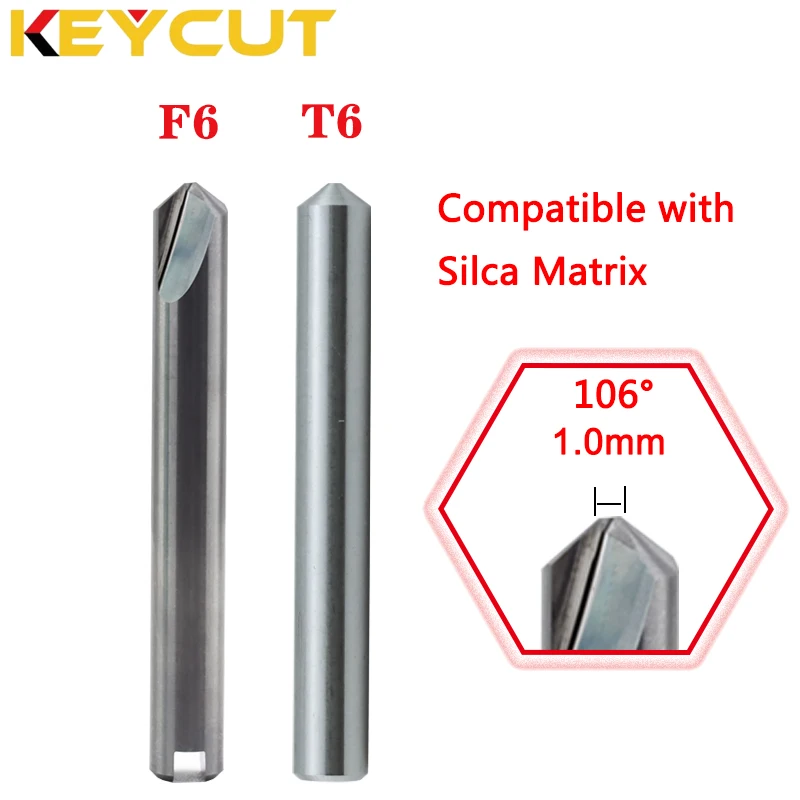 SILCA Cutter F6W Probe T6 106° Fits SILCA MATRIX Key Duplicating Machine Aftermarket Locksmith Tools