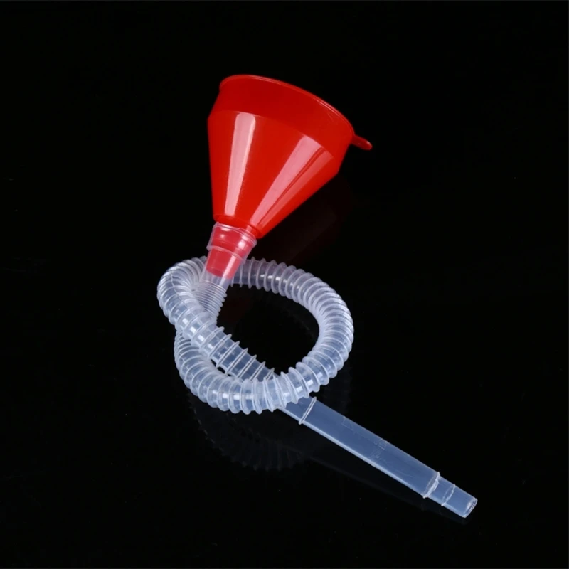 

Car Refueling Funnel Filling Funnel with Detachable Hoses Engine Oil Additive Motorbike Fillers G7ND