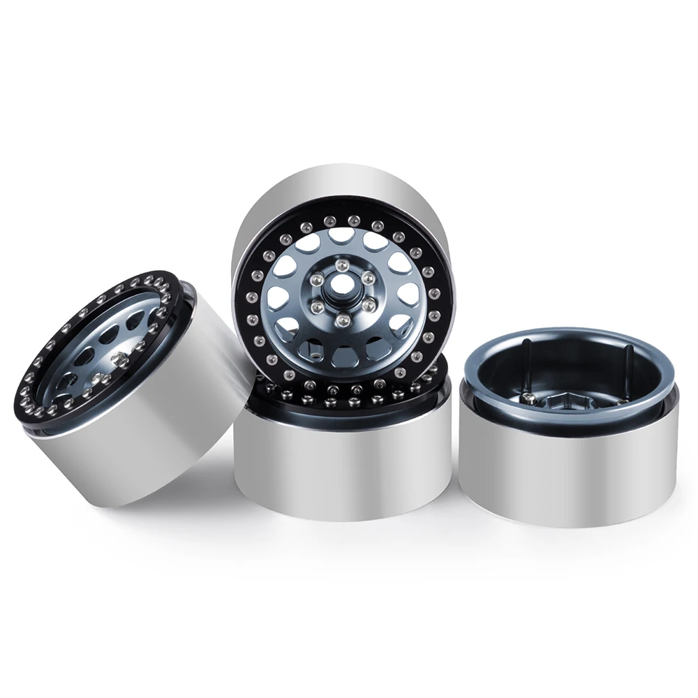 

YEAHRUN 4 шт. алюминиевые диски 2.2 Beadlock для 1/10 Axial SCX10 90046 Wraith 90018 TRX4 TRX6 D90, запчасти для тюнинга