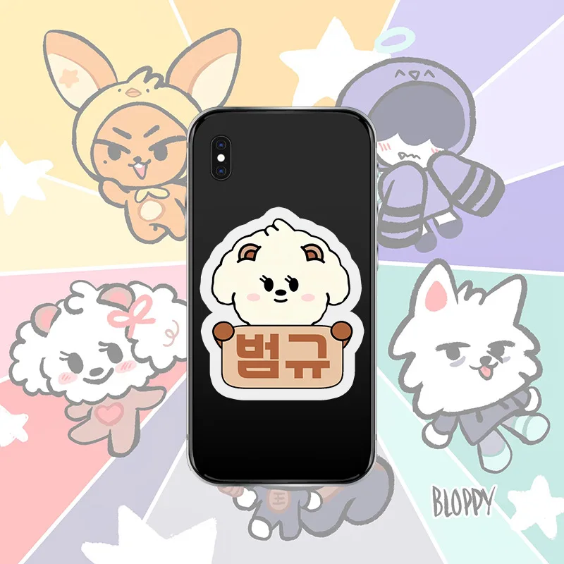 KPOP PPULBATU Acrylic Cartoon Folding Phone Holder SooBin YeonJun Doll Smarttok TaeHyun BeomGyu Hyuning Kai Fans Gifts