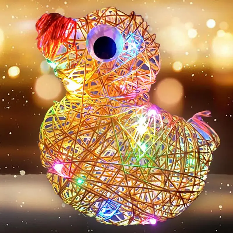 Smyczkowa latarnia kreatywna do majsterkowania świecąca lampka z gwiazdkami w kształcie serca, okrągłe lampiony, zabawki z żarówkami LED, wielobarwne święta