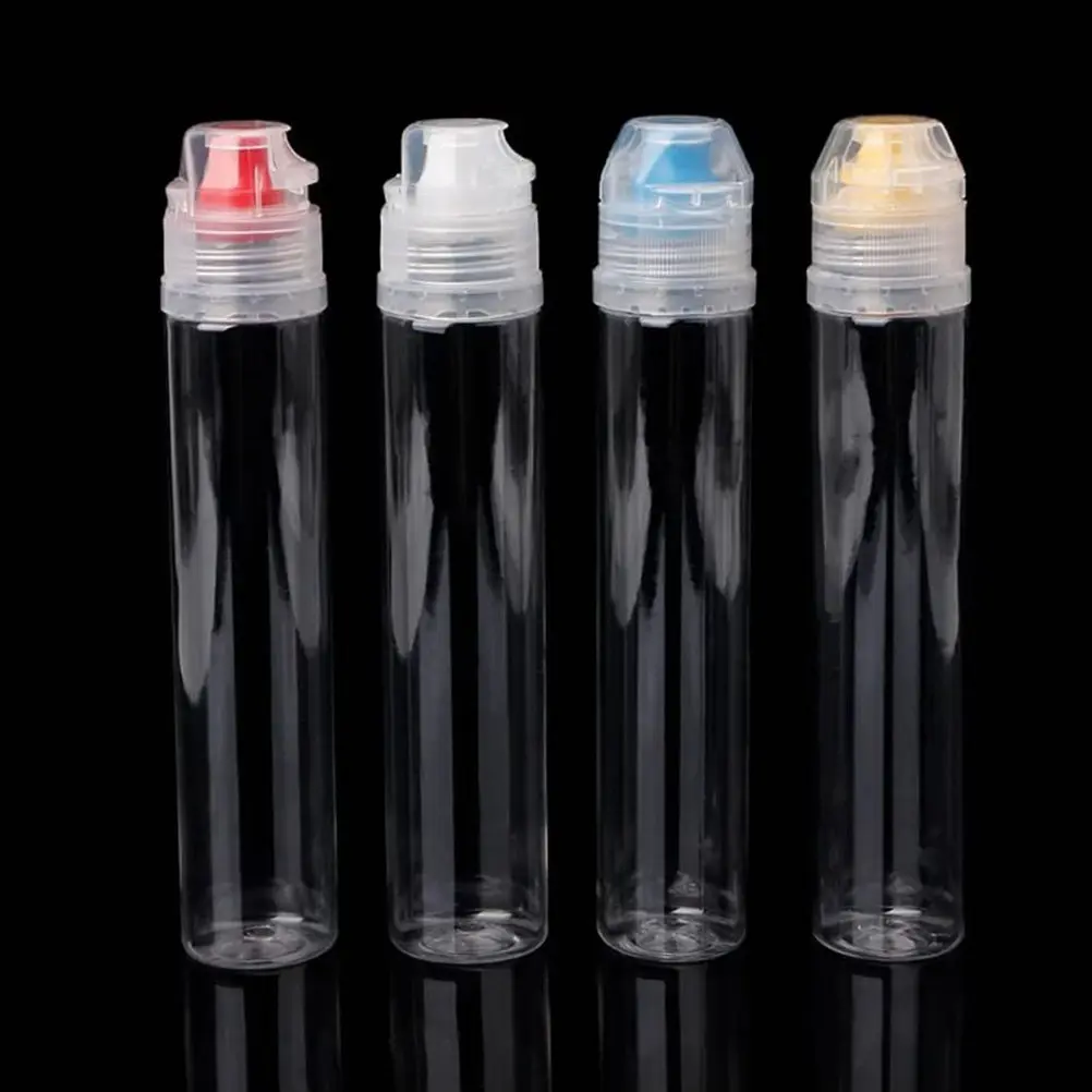 8 Botellas Portátiles Mini de Viaje Reutilizables de Plástico para Salsas, Mostaza, Aderezos, Miel y Condimentos