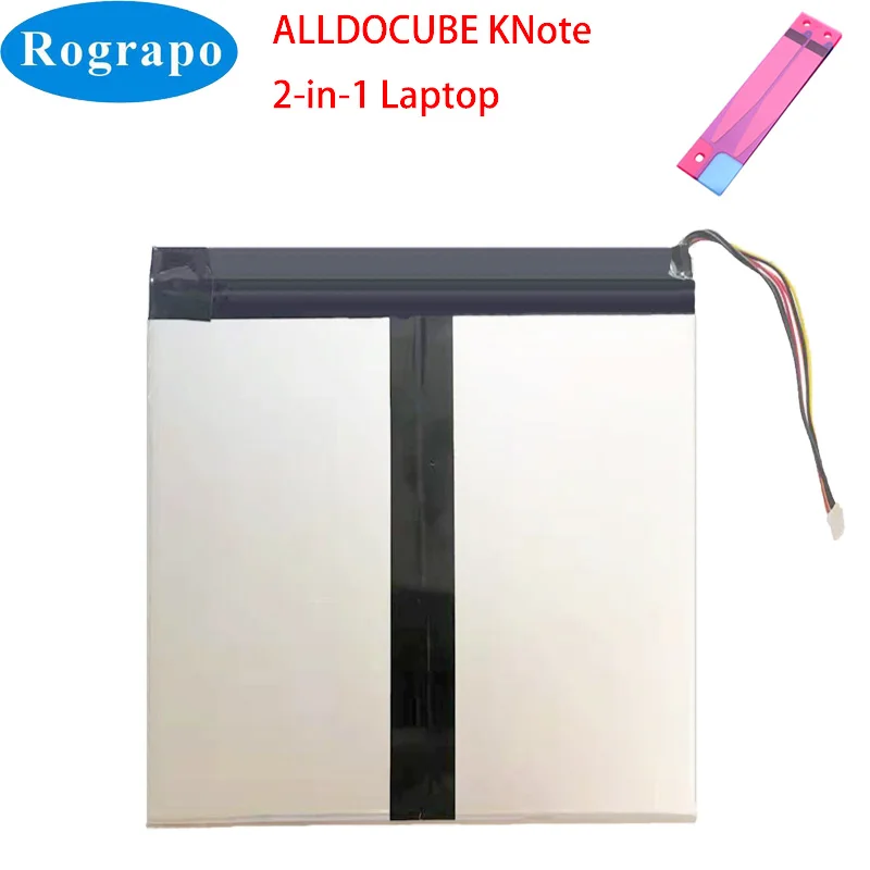 

New 7.6V 4800mAh Cube Notebook Battery For ALLDOCUBE KNote 2-in-1 Laptop With 6 Wires Plug