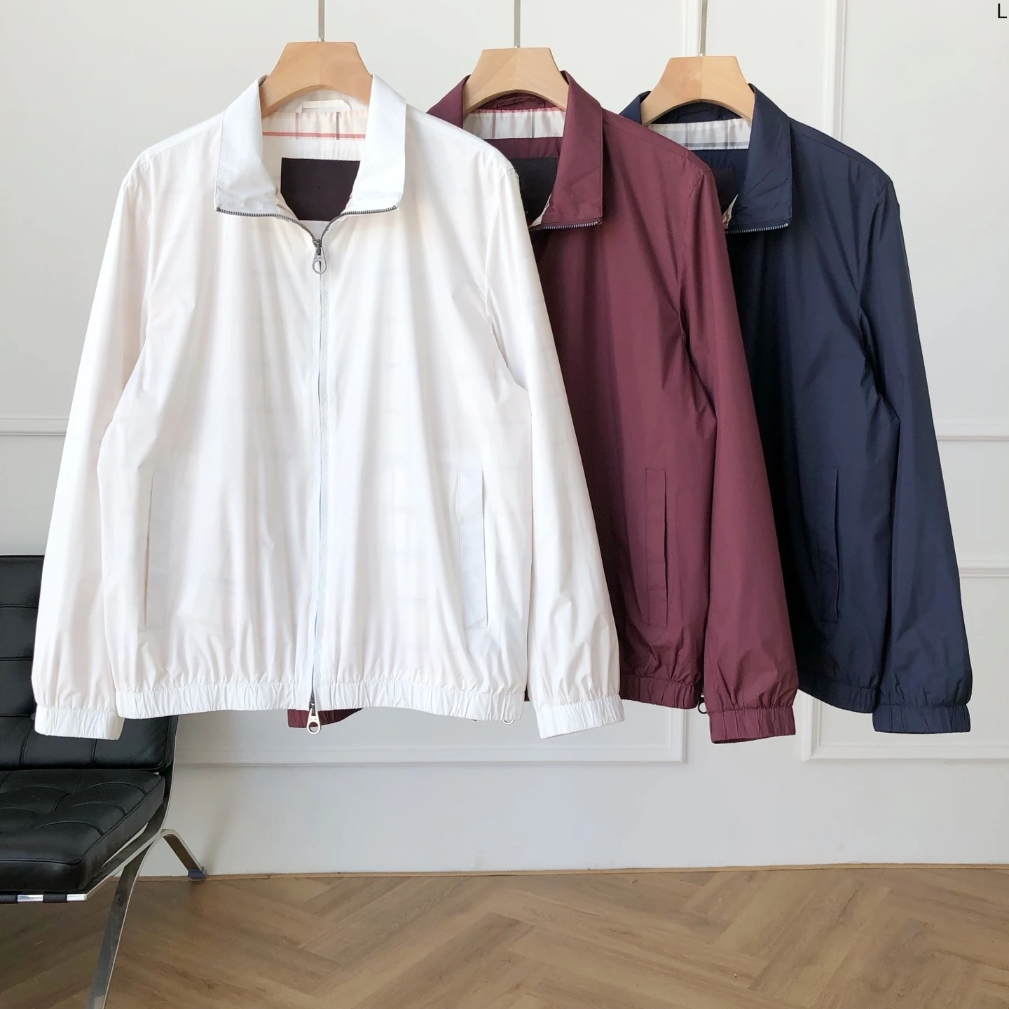 

LP 25aw Italy loose solid color windproof lapel jacket