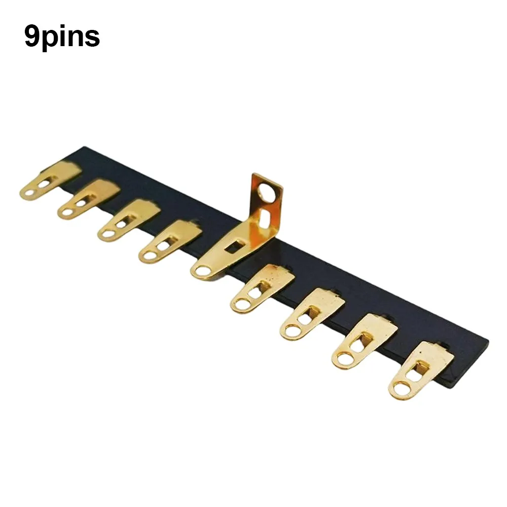 1Pcs 3-16Pins Audio Tag Strip Board 11mm Width G10 FR4 Bakelite Gold Plated Tag Strip 0.5mm Copper Sheet 1.5mm Thickness