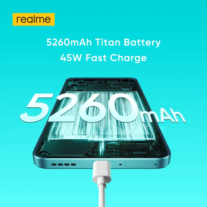 هاتف ريلمي P3 5G تخفيضات بطارية 5260 مللي أمبير NFC معالج سنابدراجون 6 الجيل الرابع شاشة 6.67 بوصة 120 هرتز AMOLED إصدار عالمي - 3