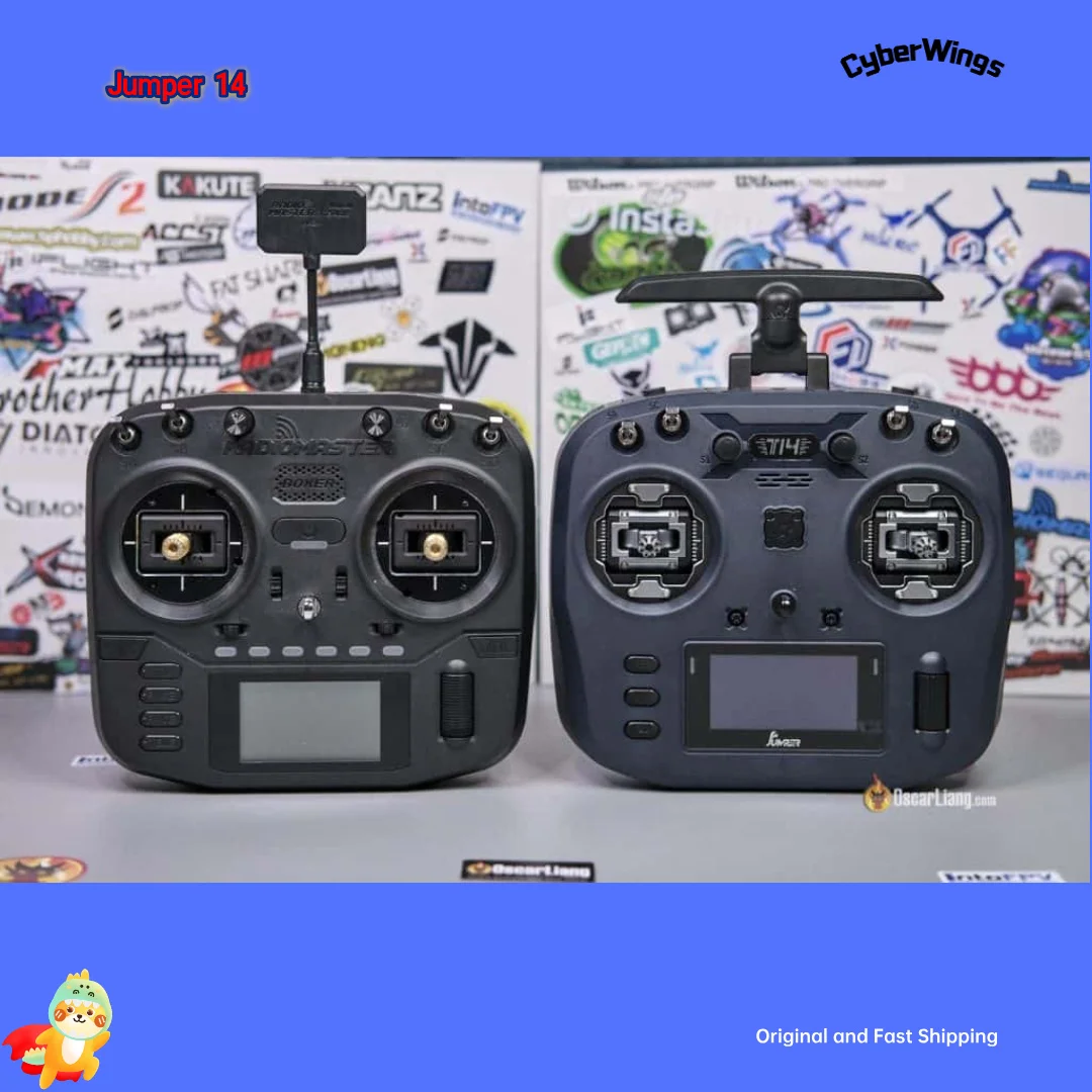 Jumper T14 Macaron Color 2.4GHz ELRS Hall Sensor Gimbals Pantalla OLED de 2,42" Controlador de radio EdgeTX