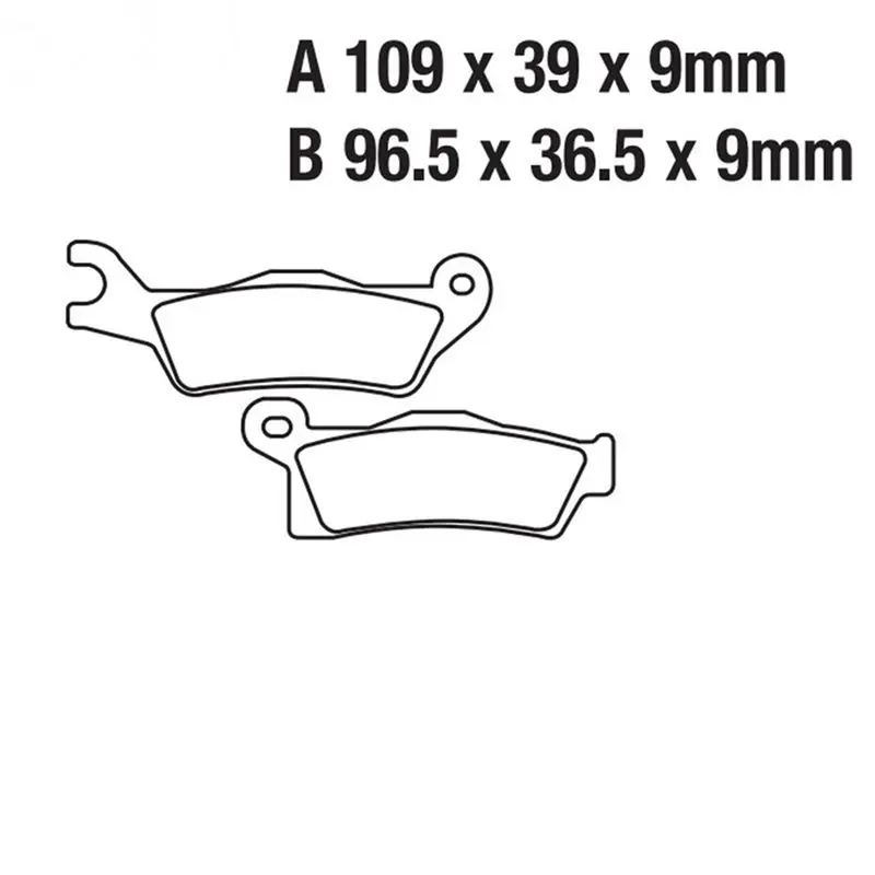 AEA6-8Pcs Front&Rear Brake Pads For Renegade 500 800 1000 (STD / EFI) 12-15 Outlander Renegade Motorcycle Caliper Brake Block
