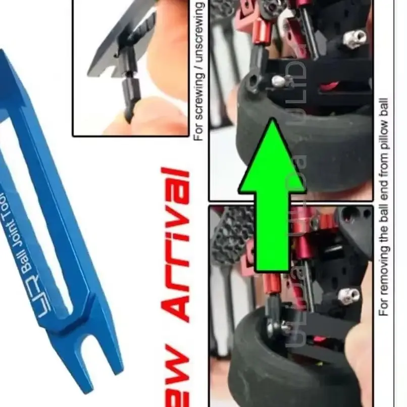 

Yeah Racing Rc Car Tools Metal Aluminum Ball End Remover For 4 4.8 5 6mm Ball End Pink #YT-0135PK / Blue #YT-0135BU