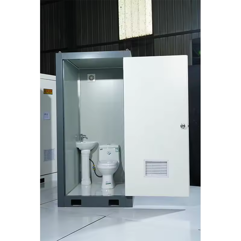 Single Prefabricated Portable Shower Toilet House