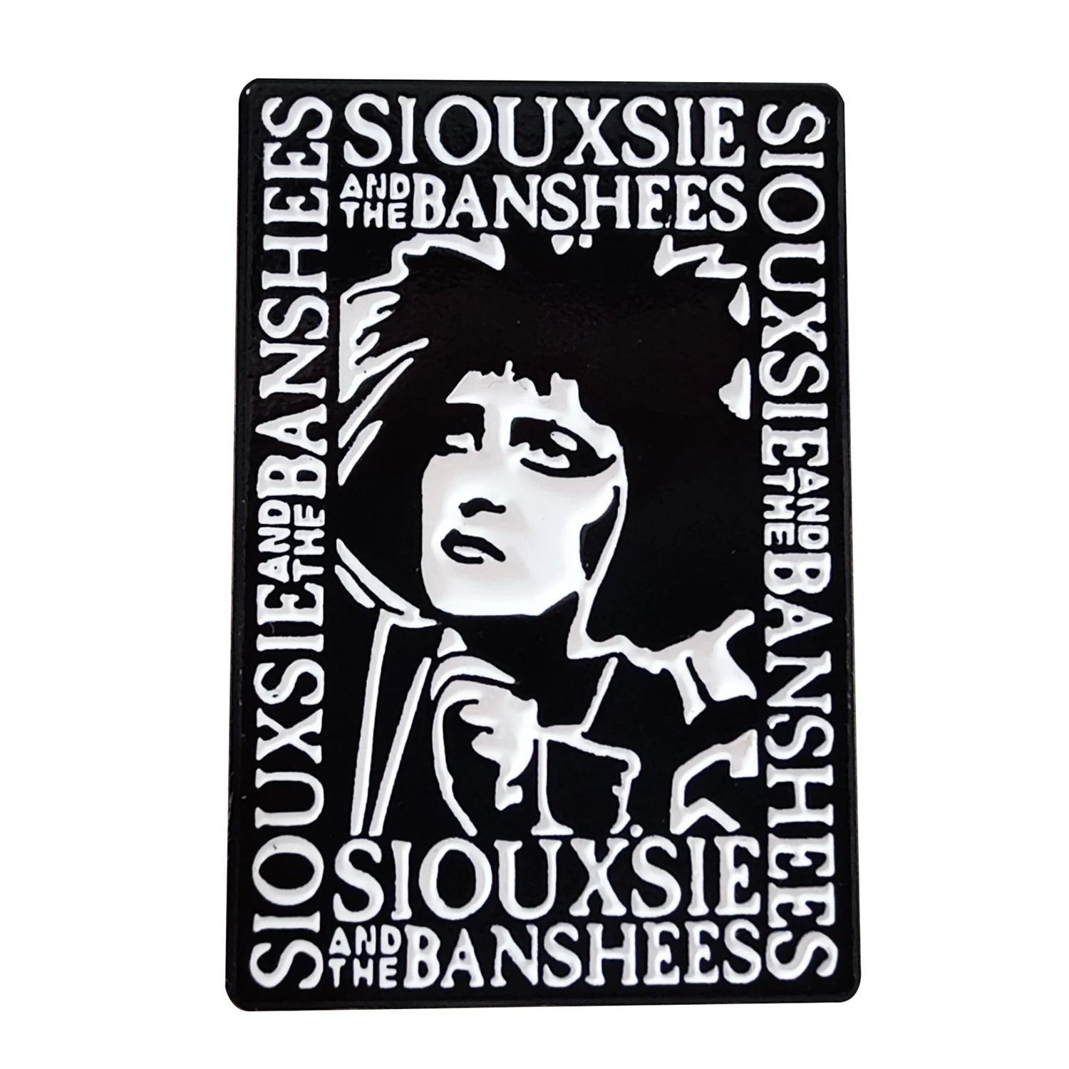 Siouxsie and The Banshees Rock Band Enamel Pin Lapel Group Brooch Metal Badge Jewelry Accessary