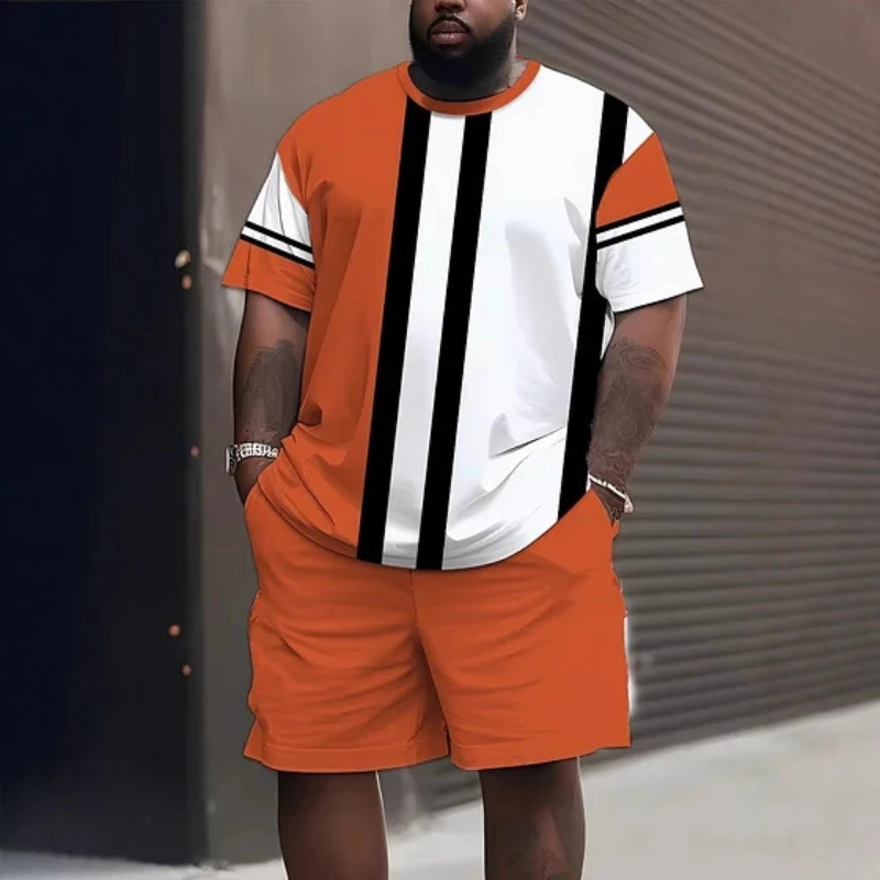 

New Adult/children Shorts T-shirt Set 3D Printed Hip-hop Suit Casual Outdoor Sports Set Street Casual Two-piece Set Quick Drying