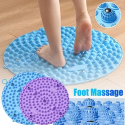 Foot Massager Acupressure Mat TPE Finger Pressure Board Muscle Relaxation Pain Relief Feet Training Magnetic Massage Yoga Mats