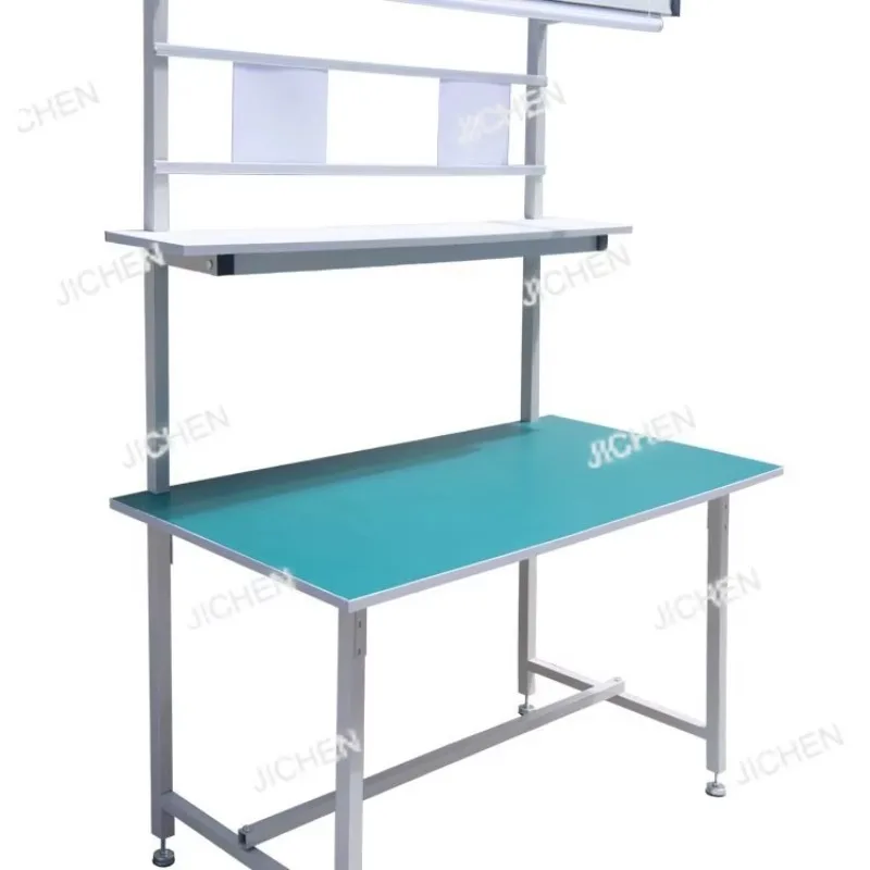 Workshop Anti-static Workbench Anti-static Inspection Table With Lamp Assembly Operation Injection Molding Machine Mobile Ph