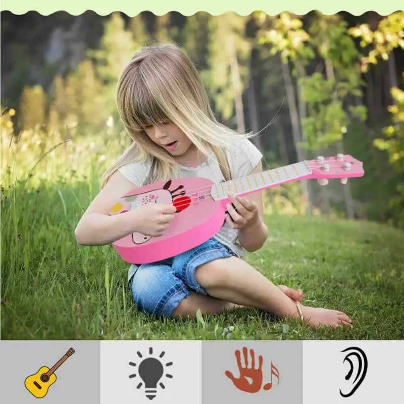 Fashion Kids Animal Ukulele Small Guitar Classical Musical Instrument Educational Toy Play Children Beginner  Fun Time HOT