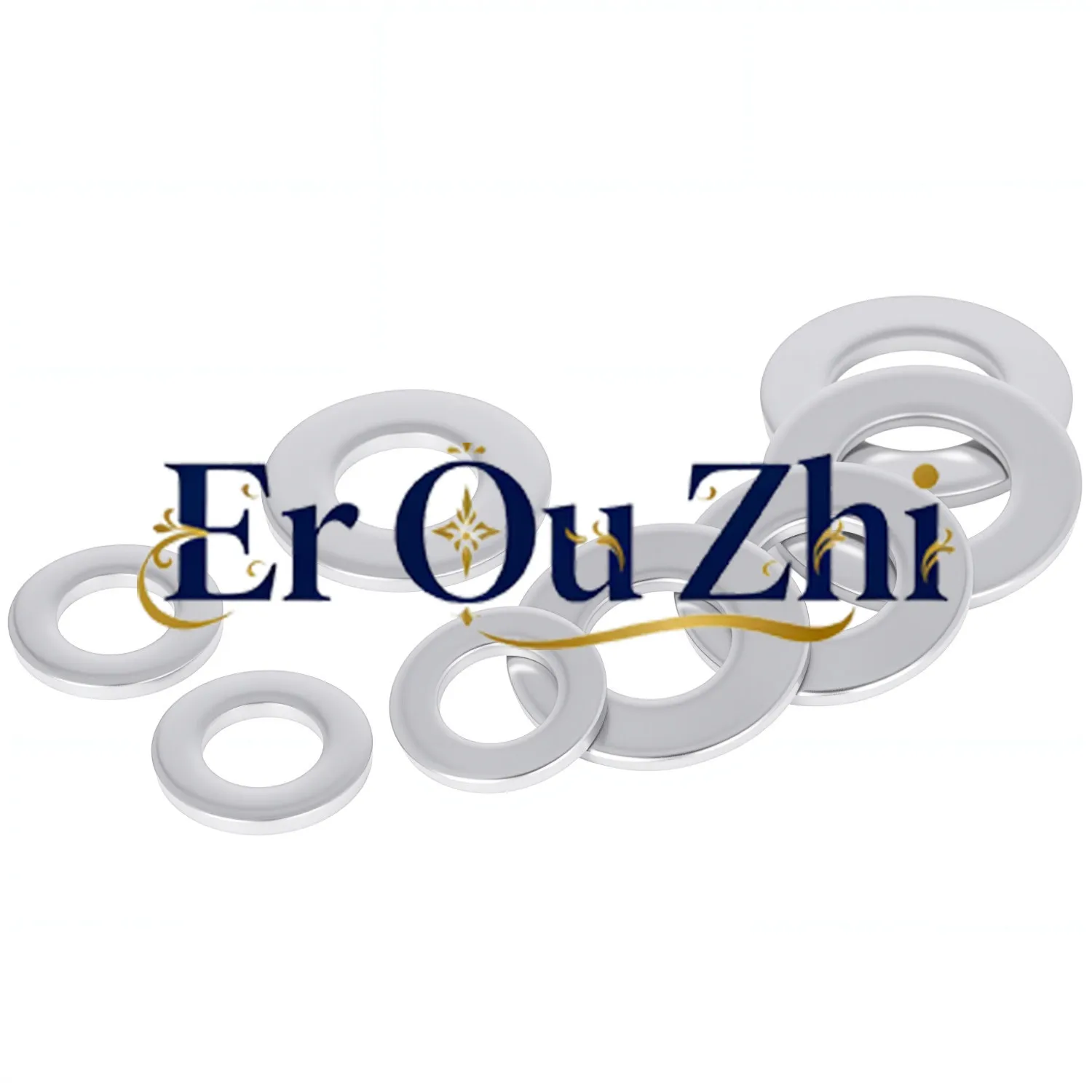 304 Stainless Steel Flat Gasket Enlarged Thickened Washer Metal Screw Round Meson M3M4M5M6M8M10M12