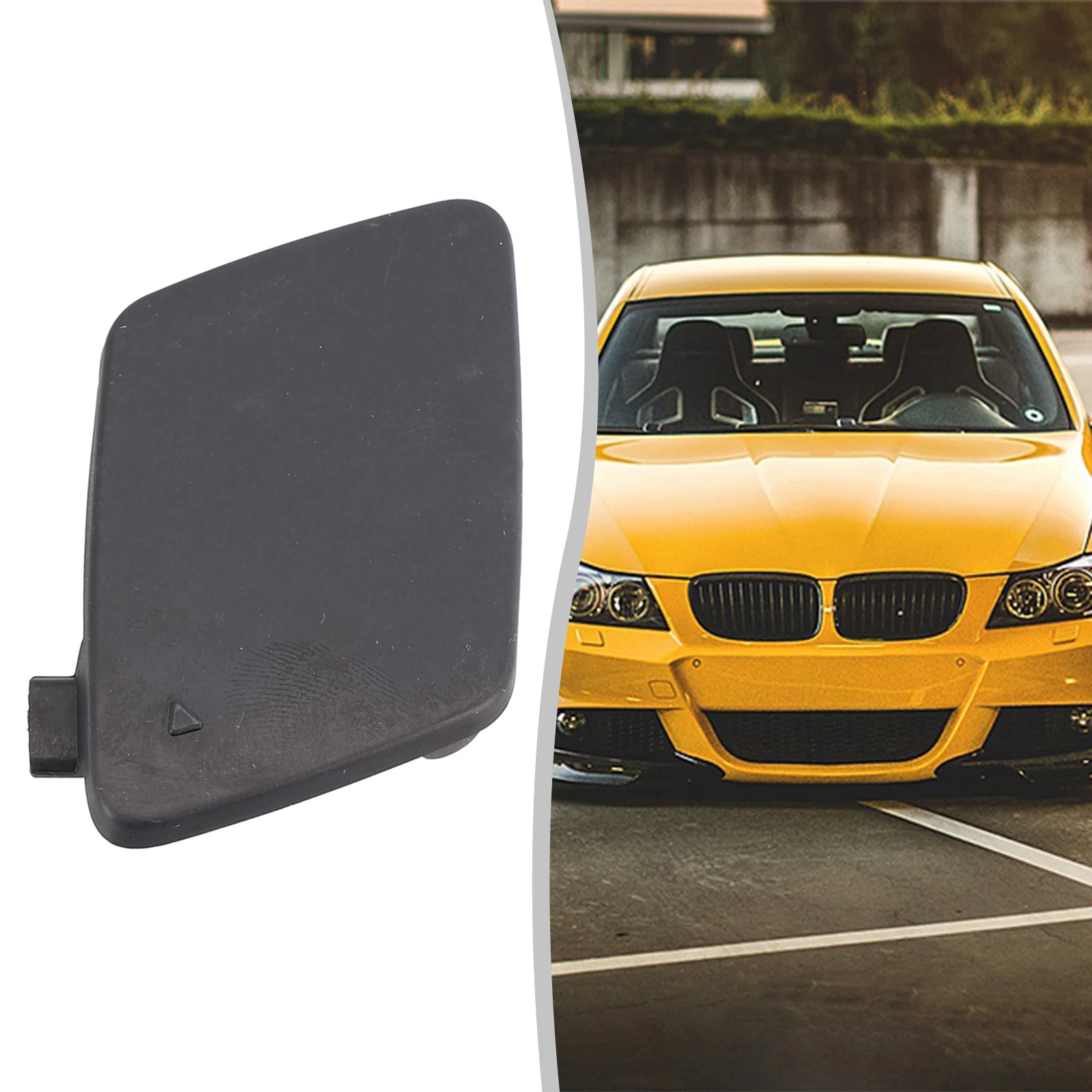 For BMW 3 Series E90 E91 LCI M SPORT Front Bumper Tow Hook Eye Cover Part 51117891391 for Model Years 2009 2012