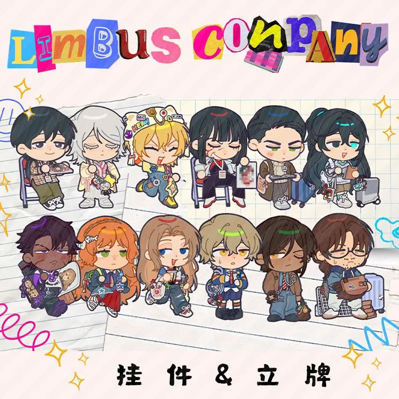 Limbus Company Anime Figures Acrylic Stand Hong Lu YiSang Faust Don Quixote Character Ornament Friend Brithday Gift Cos Model