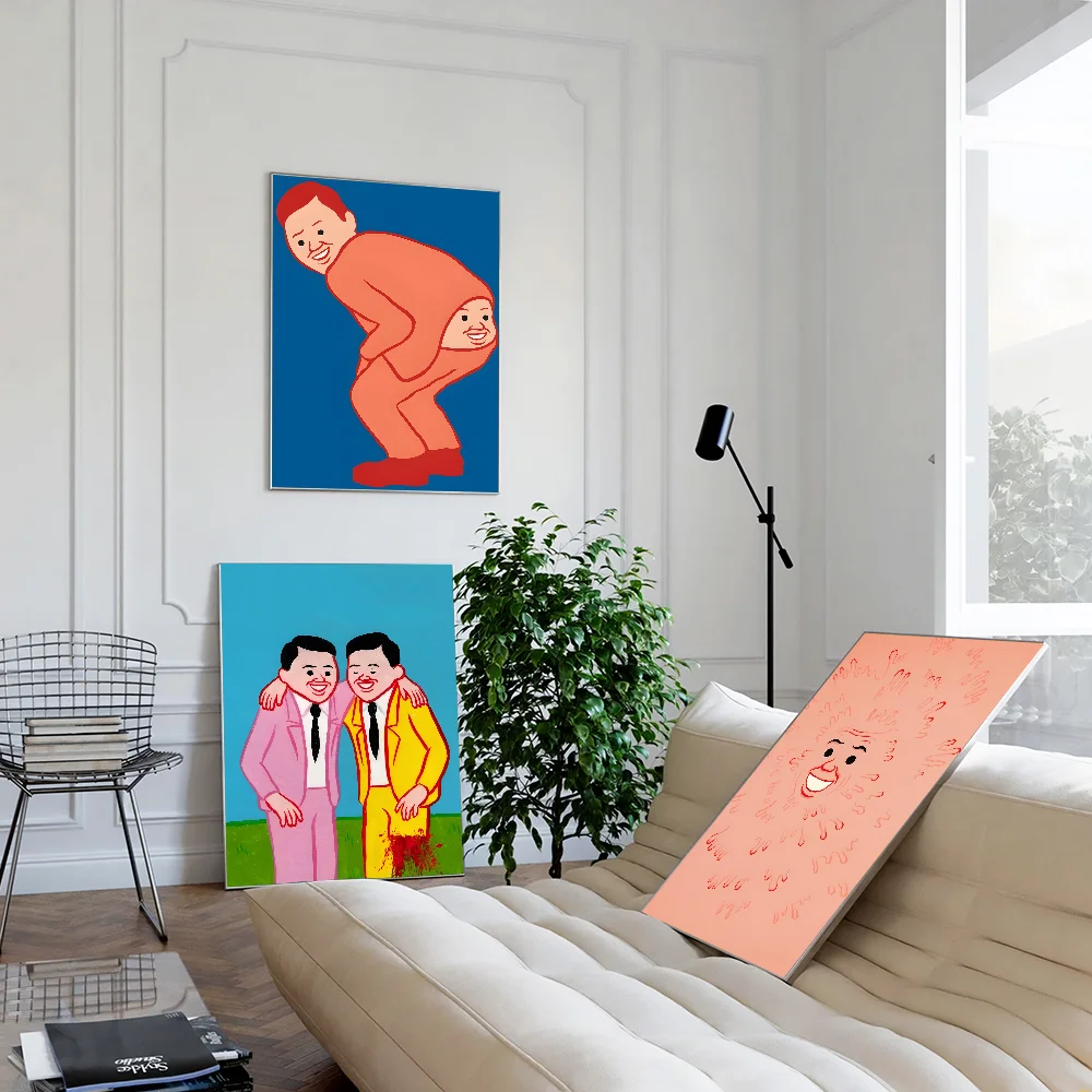 Joan Cornella Zonzo Comics Art DIY Sticky Poster Fancy Wall Sticker for Living Room Bar Decoration Wall Decor