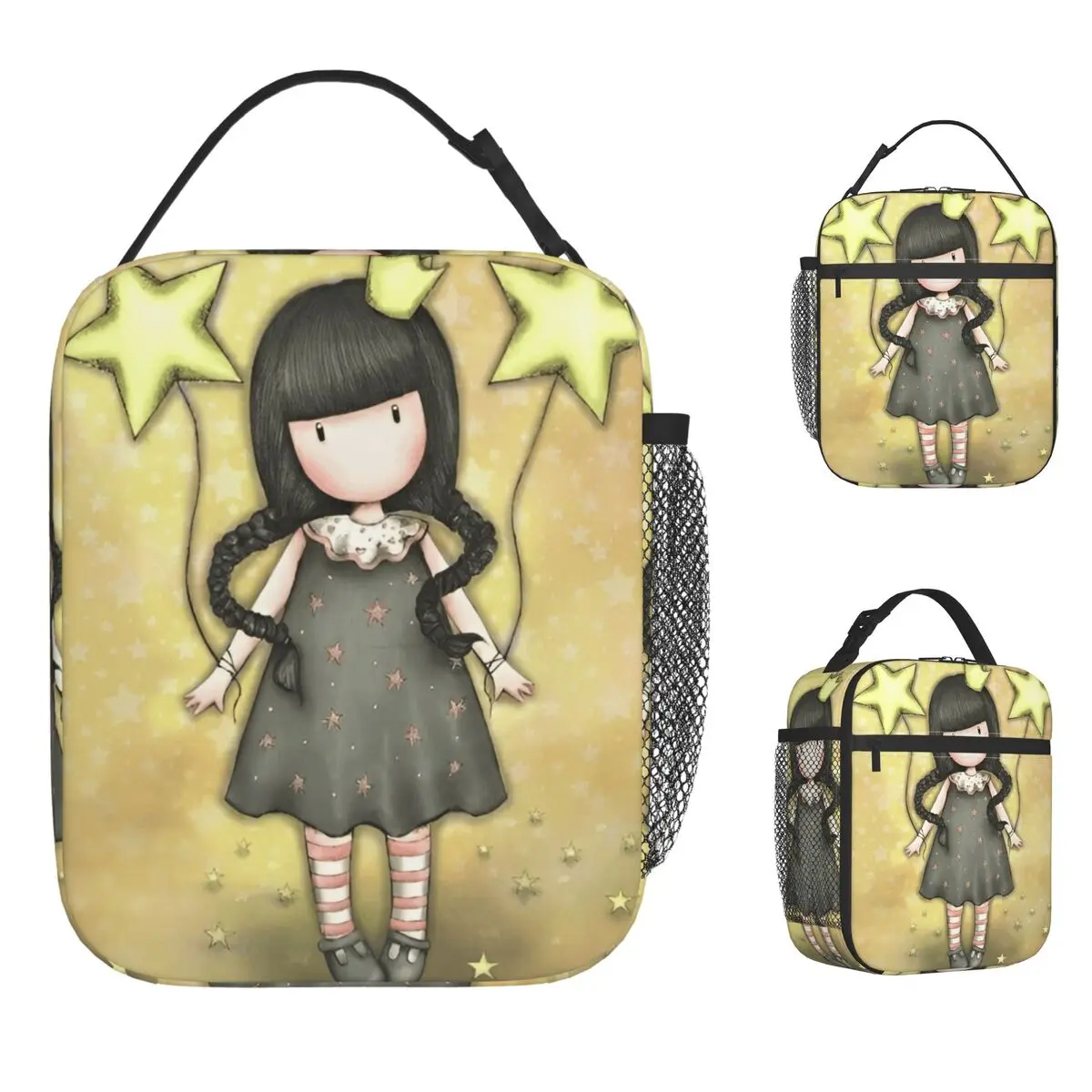 

Little Girl Lunch Bag School Star Lunch Box For Child Aesthetic Graphic Thermal Lunch Bags Oxford Convenient Cooler Bag