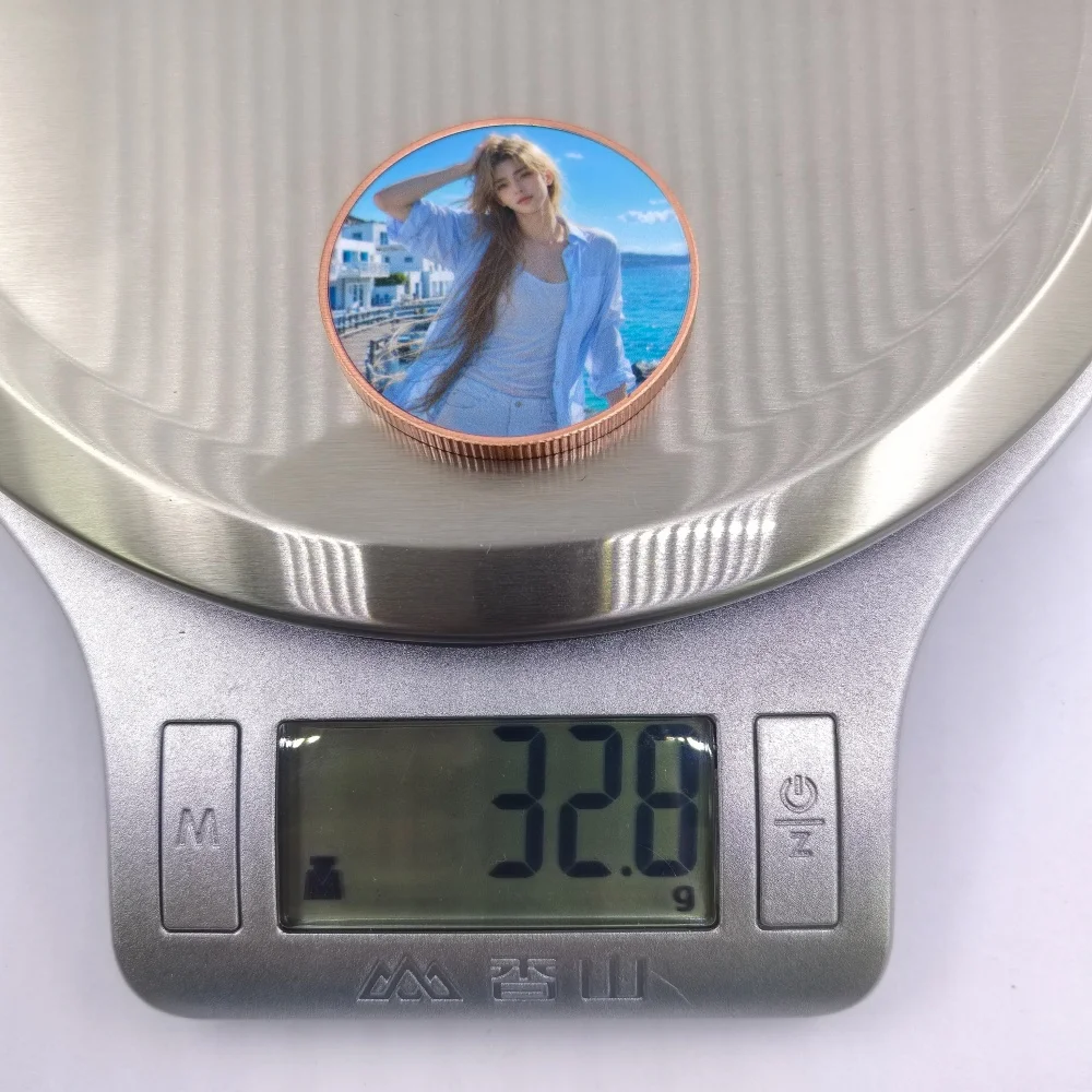 Urban Fashion Male Female Character 20 Types 1 OZ .999 Pure Copper Collectible Bar Color Printed Non-magnetic Metal Coin Gift