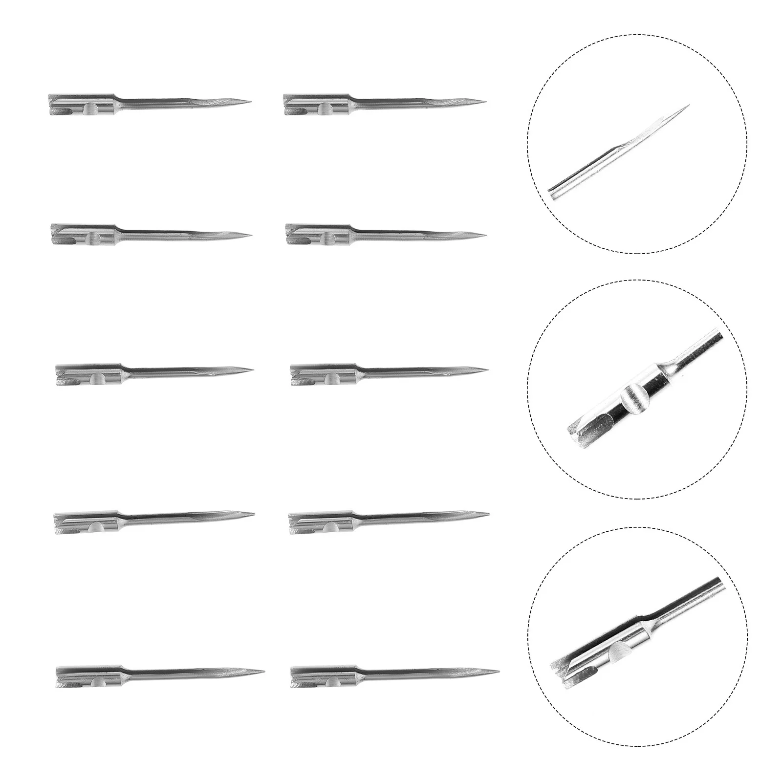 10Pcs Clothing Tagger Needles Strong Metal Replacement Needles for Labeling Device Non-Deform Tagging Tool Accessories