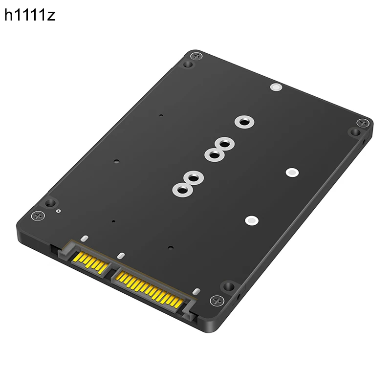 SSD Adapter 2 in 1 Combine M.2 NGFF key B & mSATA to  2.5" SATA 3 Adapter Converter with Plastic Enclosure External SSD Case Box
