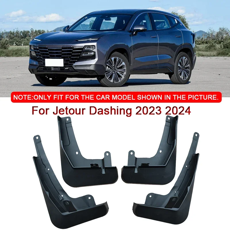 

For Jetour Dashing 2023 2024 Car Styling ABS Car Mud Flaps Splash Guard Mudguards MudFlaps Front Rear Fender Auto Accessories