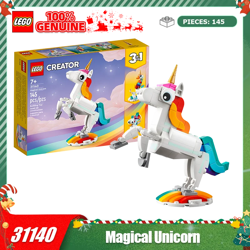 

Lego Building Blocks Rainbow Unicorn Children's Puzzle Toys Male and Female Dolls DIY Assembly Children's Toy Gifts