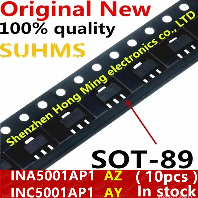 

(10piece)100% New INA5001AP1 AZ INC5001AP1 AY SOT-89