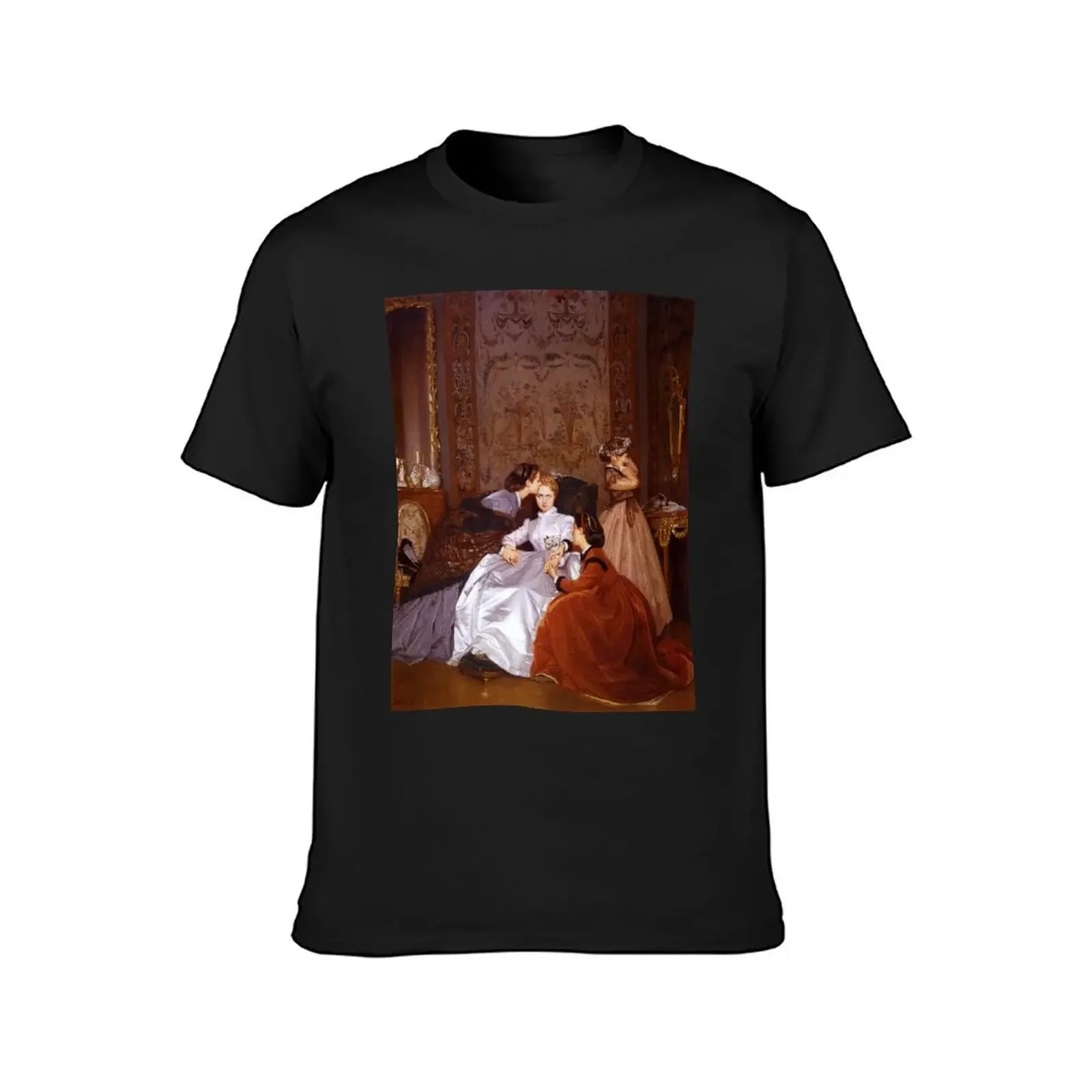 The Reluctant Bride - August Toulmouche T-Shirt blacks anime clothes sublime korean fashion black t shirts for men