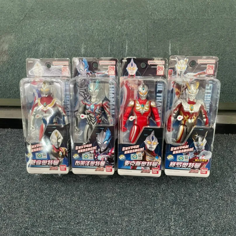 

Bandai Original Genuine 17.5cm Vocal Ultraman Series Model Ornaments Movable Figure Model Collection Holiday Gifts Hot