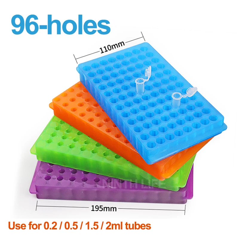 

Пластиковая стойка для пробирок Стойка для центрифужных пробирок Microtube Combo 4 для лаборатории 0,2/0,5/1,5/2 мл Стойка для пробирок PCR