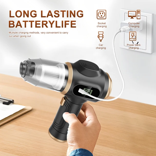 Cordless Handheld Vacuum Cleaner Suction Vacuum Cleaner Can Absorb Dust Debris Pet Hair Multi-functional Household Car 5 Cordless Handheld Vacuum Cleaner Suction Vacuum Cleaner Can Absorb Dust Debris Pet Hair Multi-functional Household Car 5