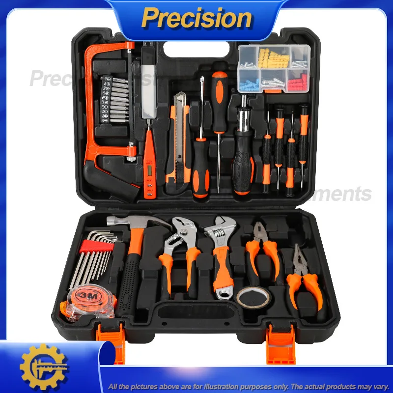 2026 Manual Tool Kit Set with Toolbox for Home Use Wholesale Gift Set Complete Hardware Tools Collection
