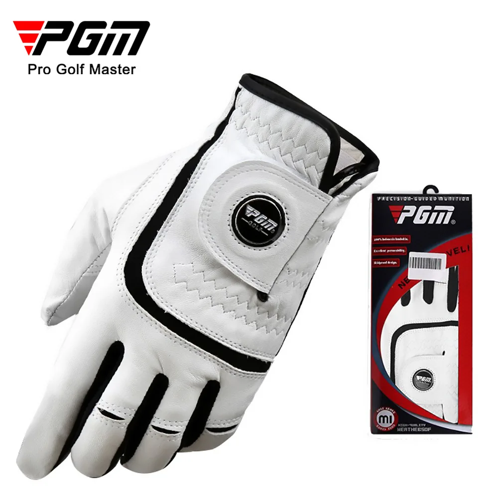 

PGM Price Golf Men's Leather Golf Glove W/ Marker