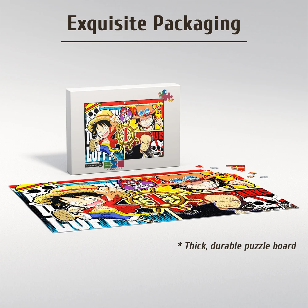

One Piece All Characters 1000Pcs Wooden Puzzle for Adults, Premium Collectible Anime Gift