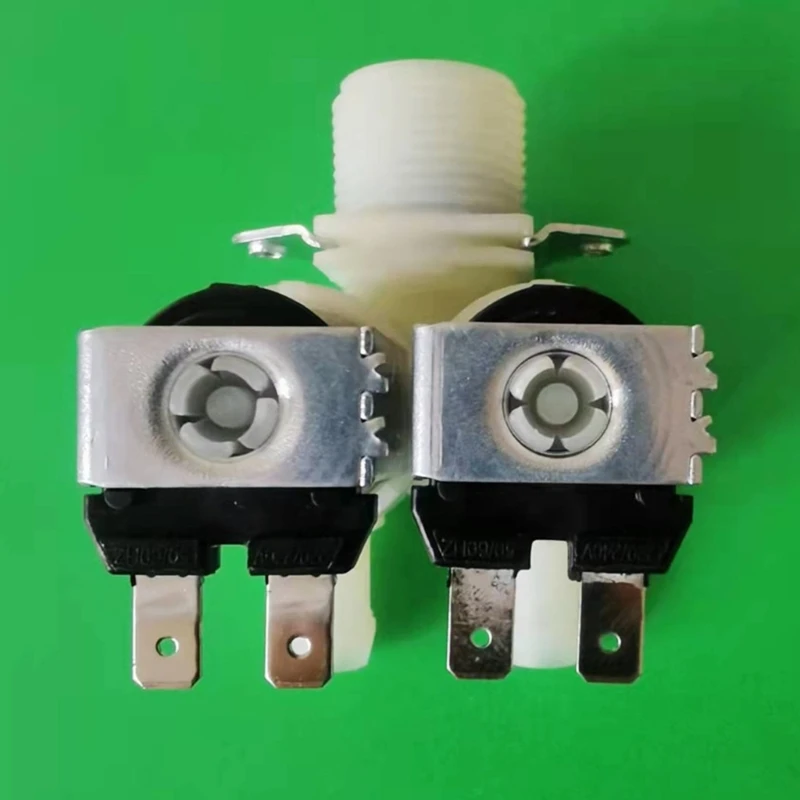 Professional Water Electric Solenoid Valves 110V/220V/12V/24V One-In Two-Out Normally Closed Used for Washing Machine