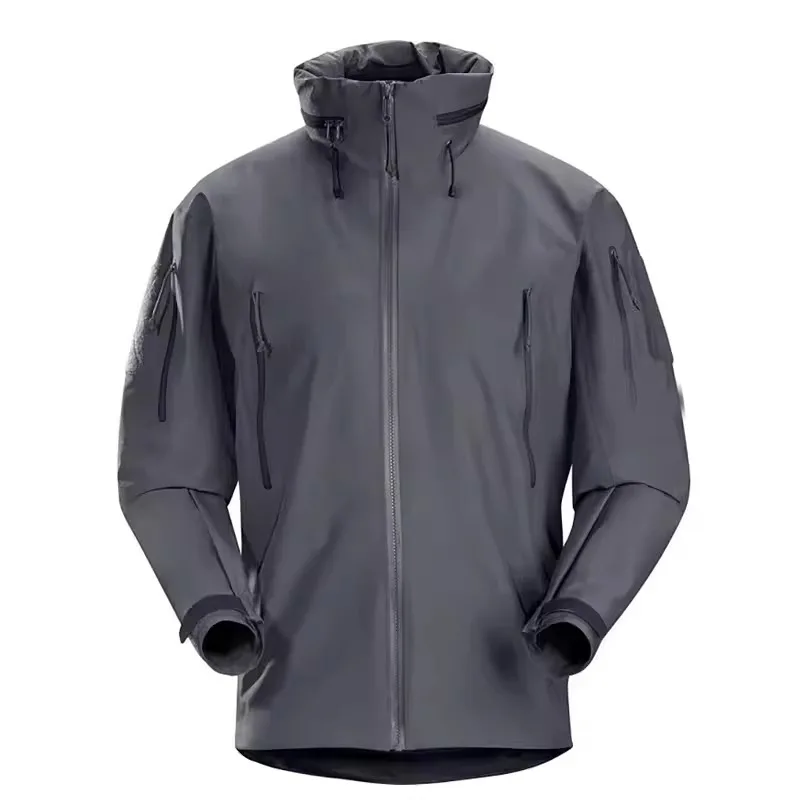 AlphaJacketGen2 Wasserdichte Alpha-Hartschalenjacke, taktische Armee-Fan-Jacke, winddichte Jacke zum Aufladen – Detail 22