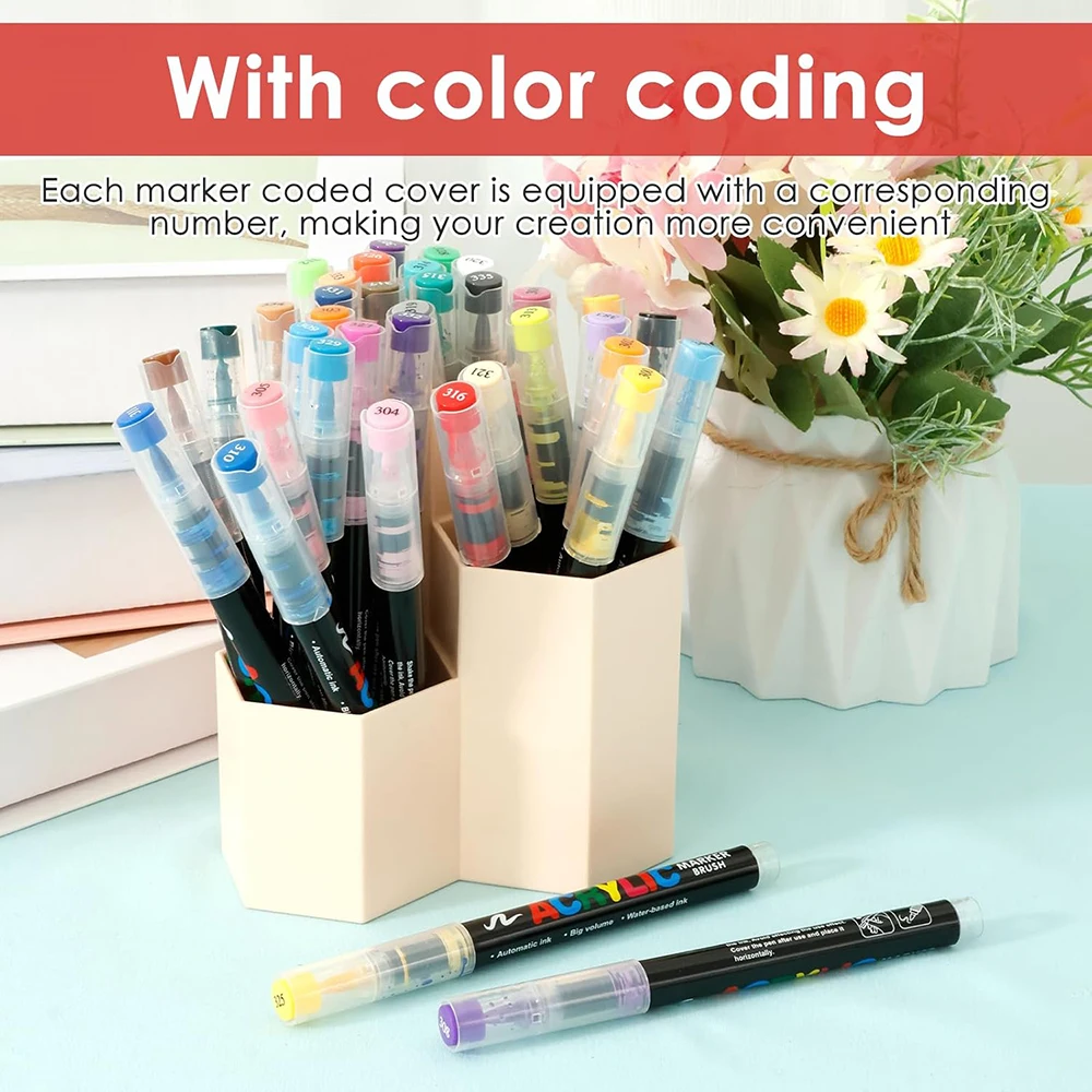 72 Colors Acrylic Markers Set  - Copic Marker Sketch 评论和价格